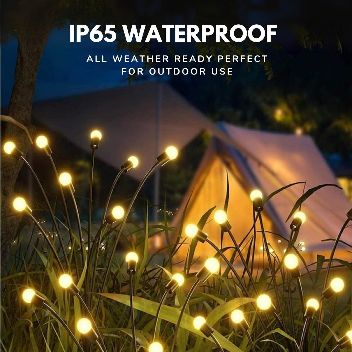 Solar Powered Firefly Garden Light(2 sets)