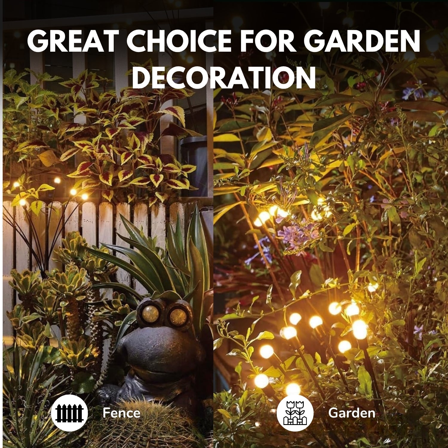 Solar Powered Firefly Garden Light(2 sets)