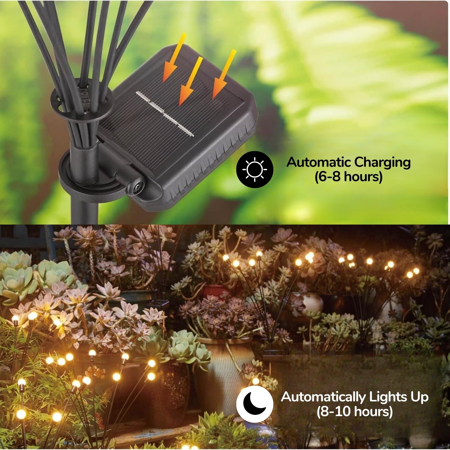 Solar Powered Firefly Garden Light(2 sets)